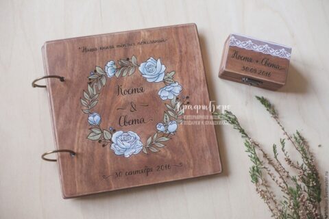 Laser Cut Roses Wreath Book Cover Free Vector