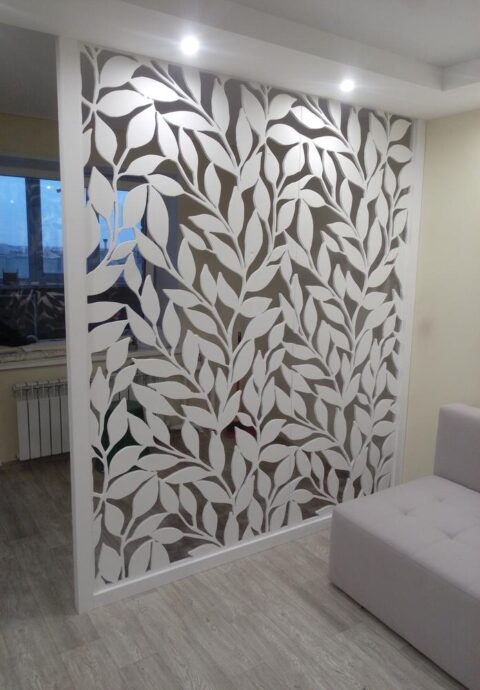 Laser Cut Partition Design Pattern Free Vector