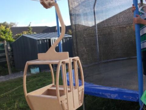 Gondala 3D Puzzle Pattern dxf File