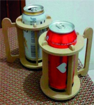 Suporte De Latinha dxf File