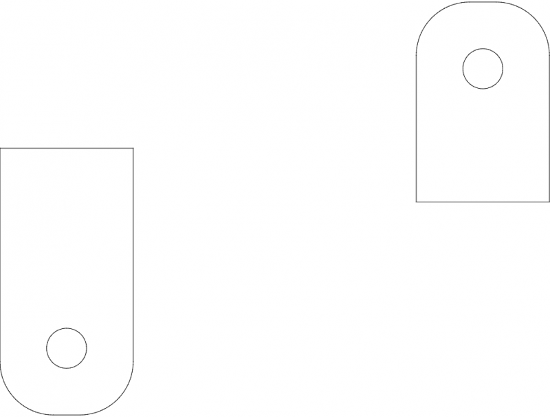 Tank tabs dxf File