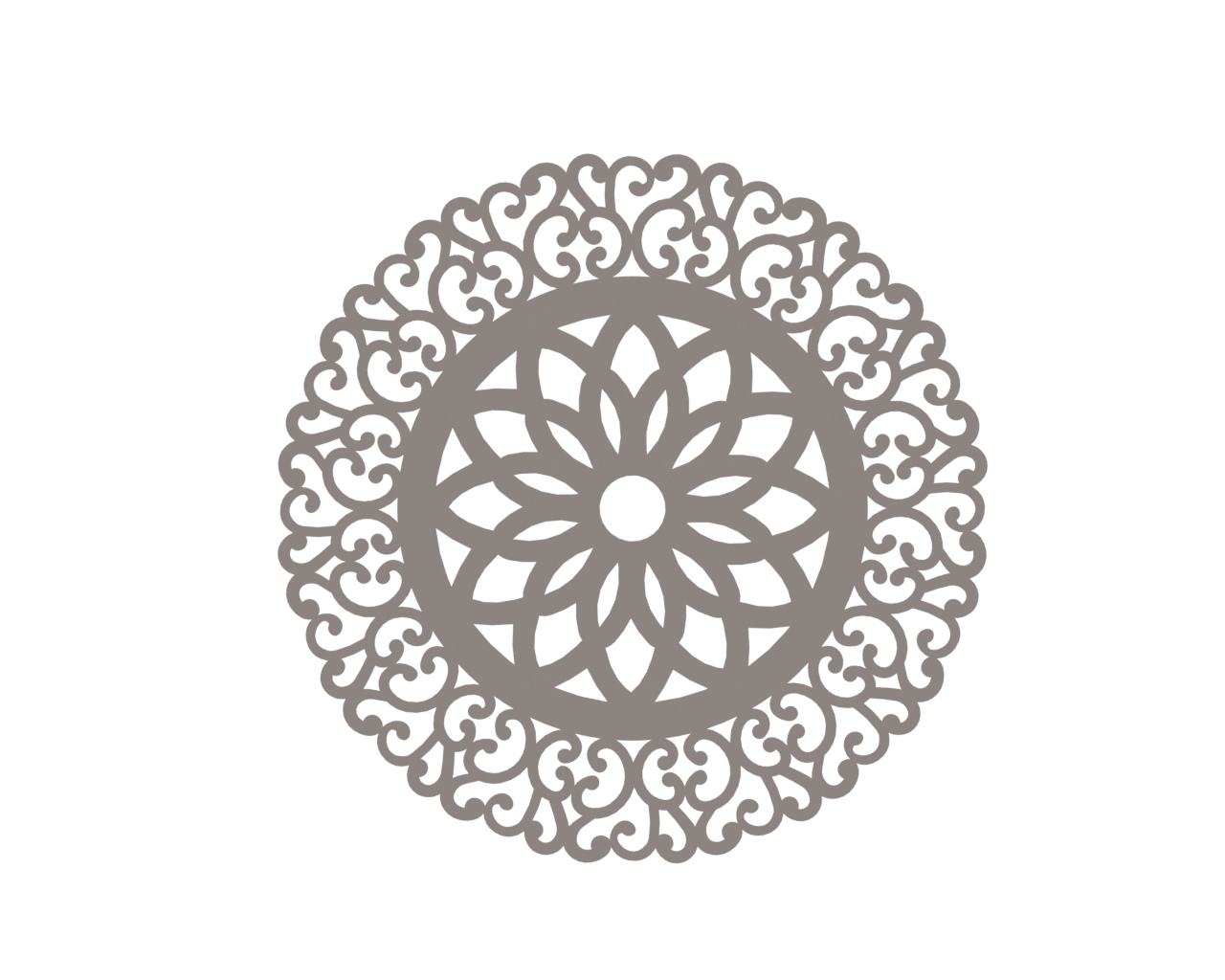 Vector indian Mandala DXF File