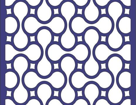 Seamless Separator Panel Pattern dxf File