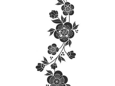 Beautiful floral element Vector Art jpg Image