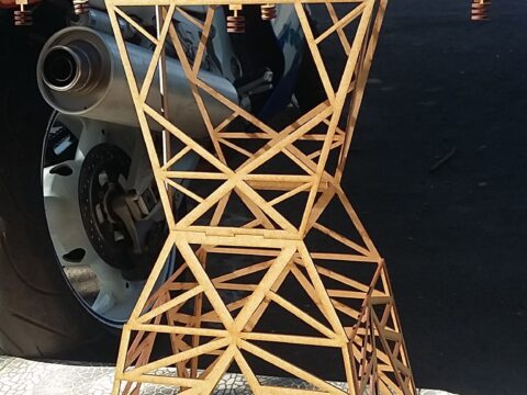 Electric Tower Laser Cutting Free Vector