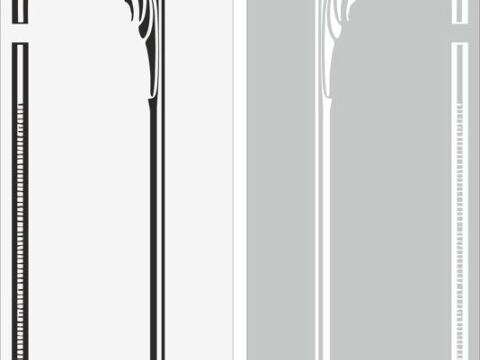 Arch Sandblast Pattern Free Vector