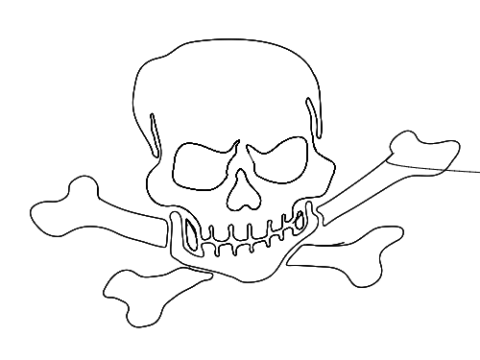 Skull dxf File