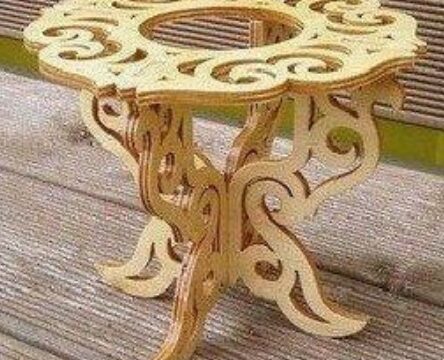 Porta Vaso – Vase Holder CNC Router Laser Cut Plans PDF File