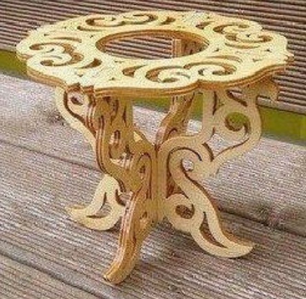 Porta Vaso – Vase Holder CNC Router Laser Cut Plans PDF File