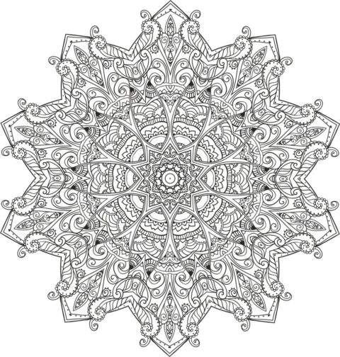 Myst Mandala Free Vector