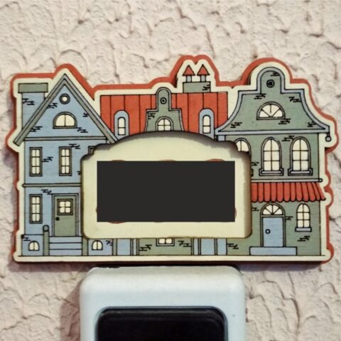 Laser Cut Apartment Number Template Free Vector