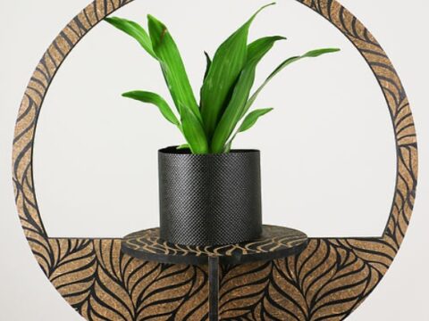 Laser Cut Flower Swing Free Vector