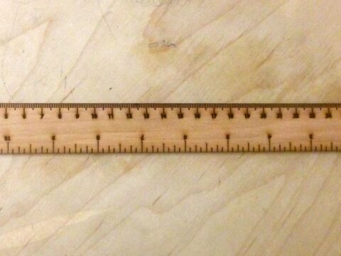 Laser Cut Inch Ruler PDF File