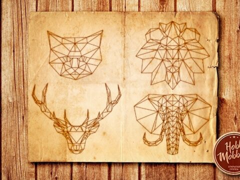 Laser Engraved Animals DXF File