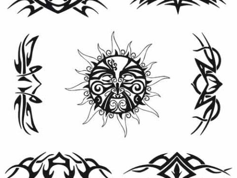 Tribal Tattoo Free Vector Art Free Vector