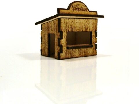 Laser Cut Christmas Market Stalls DXF File