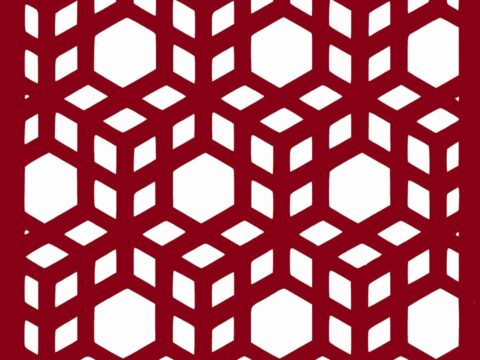3D Cubes Laser Cut Pattern dxf File
