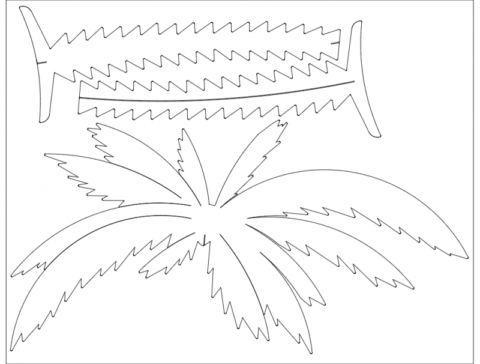Palme 1 dxf File