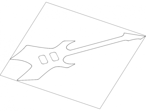 Gitara 2 dxf File