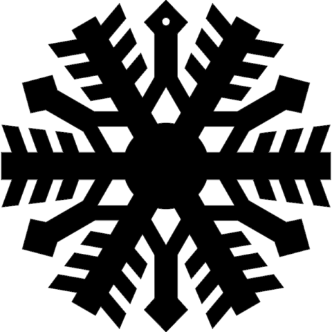 Snowflake dxf File
