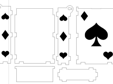 Futlyar Dlya Kart Na 54 Sht Free Vector