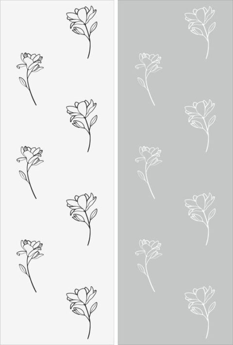 Flower Pattern Sandblast Pattern Free Vector