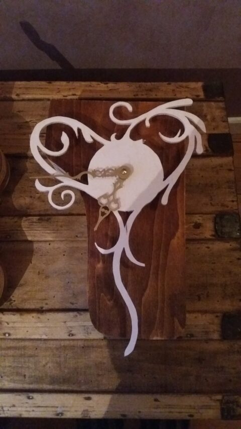 Wall Clock Laser Cut PDF File