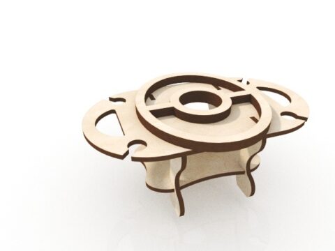 Laser Cut Wine Bottle Holder Wine Table Holder Free Vector