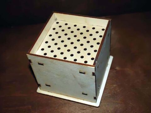 Laser Cut Skewer Toppers Stand Free Vector