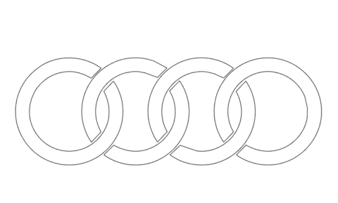 Audi Logo DXF File