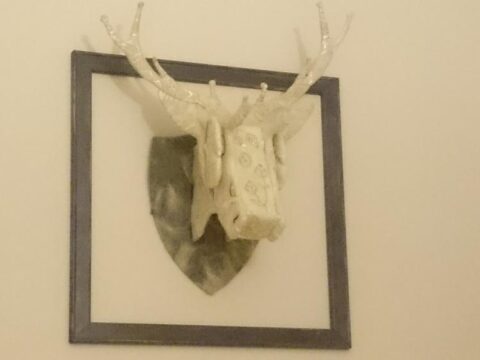 Laser Cut Deer Head Wall Mount Template Free Vector