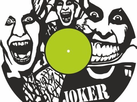 Laser Cut Joker Vinyl Record Wall Clock Template Free Vector