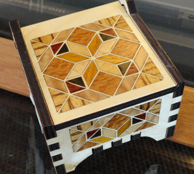 Laser Cut Mini Box Template Free Vector