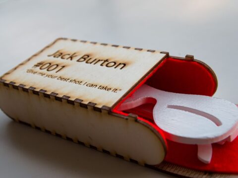 Laser Cut Glasses Case Template PDF File