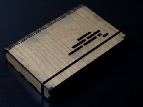 Laser Cut Flex Box Wooden Box With Living Hinge DXF File