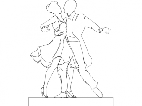 Dancers dxf File