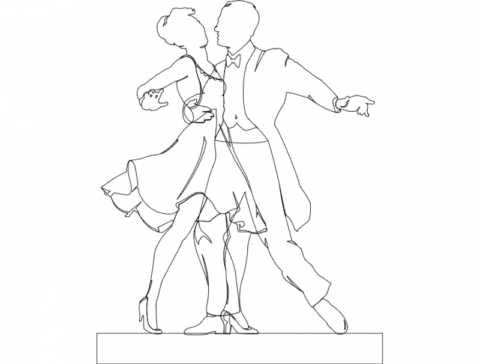 Dancers dxf File