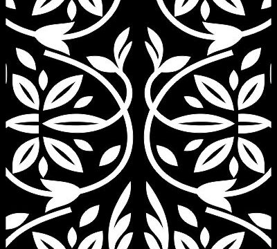 Trees Floral Laser Cut Privacy Screens Pattern Free Vector