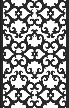 Vectorized fretwork pattern Free Vector