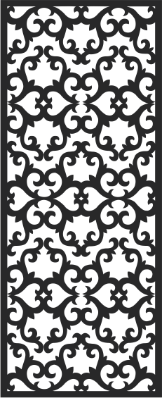 Vectorized fretwork pattern Free Vector