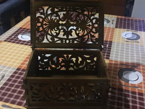 Decor Box with Lid Laser Cut CNC Plans PDF File