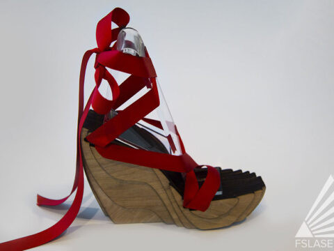 Laser Cut Shoe Free Vector