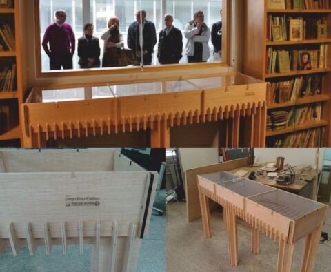 Exhibitor Table Laser Cut Free Vector