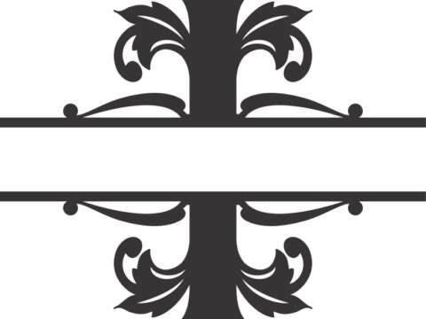 Regal Split Font I DXF File
