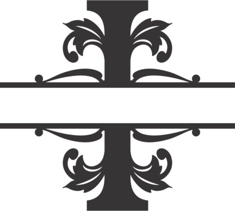 Regal Split Font I DXF File