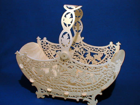 Autumn Basket Scrollsaw Pattern PDF File