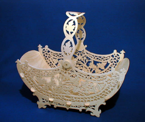 Autumn Basket Scrollsaw Pattern PDF File