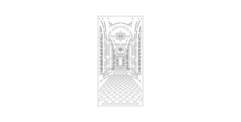 3 Boyutlu Derinlik Ferforje dxf File