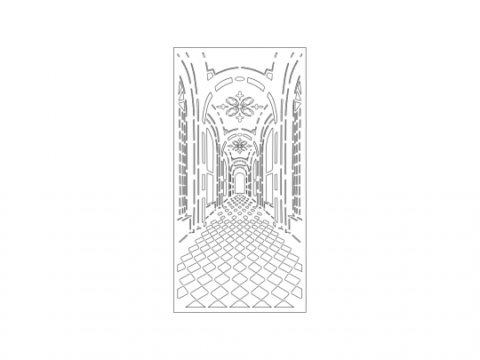 3 Boyutlu Derinlik Ferforje dxf File