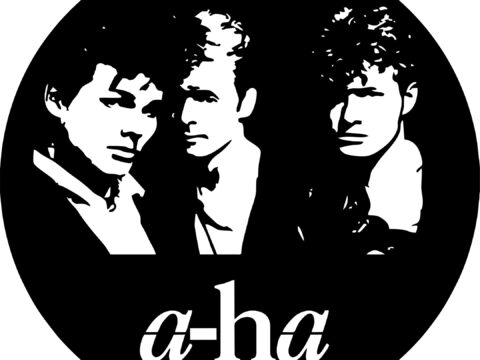 a-ha Vinyl Clocks Free Vector